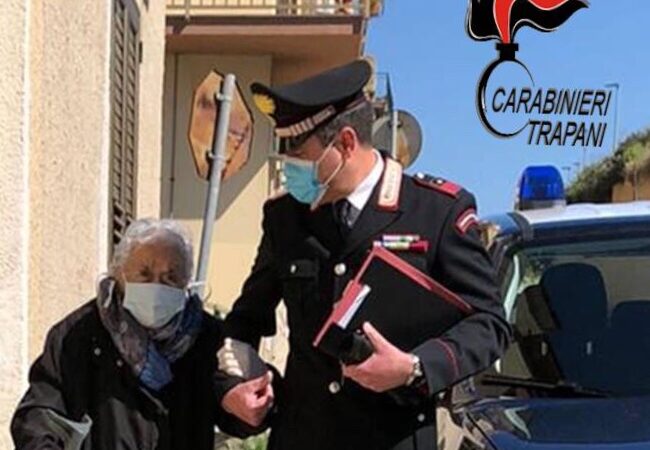 Covid-19, i carabinieri consegnano le pensioni agli anziani anche a Mazara e Partanna