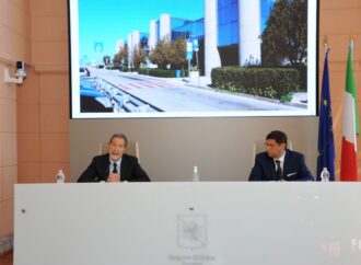 Aeroporto Florio, conferenza stampa di Musumeci e Ombra