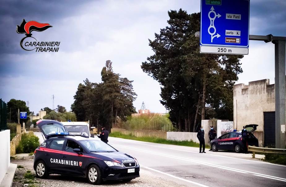 Servizio di controllo straordinario dei carabinieri di Mazara, scattano 11 denunce e multe per 9 mila euro