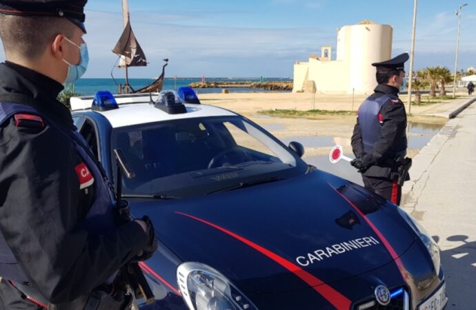 Mazara, i carabinieri eseguono un’ordinanza di misura cautelare per atti persecutori