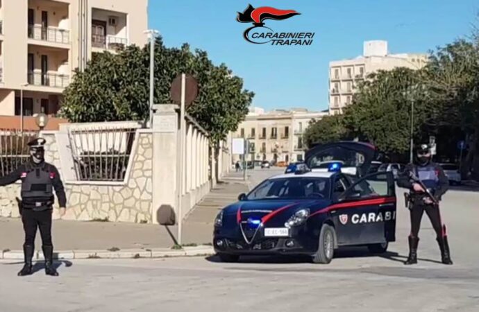 Servizio coordinato dei carabinieri di Trapani, denunce e sanzioni