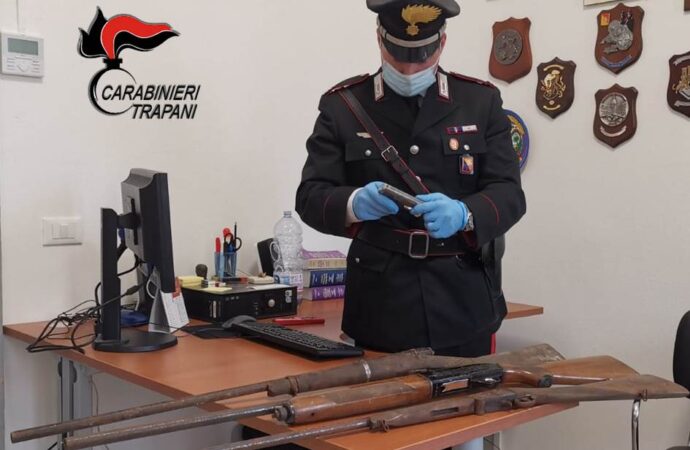 Pantelleria, controlli dei carabinieri ai possessori di armi