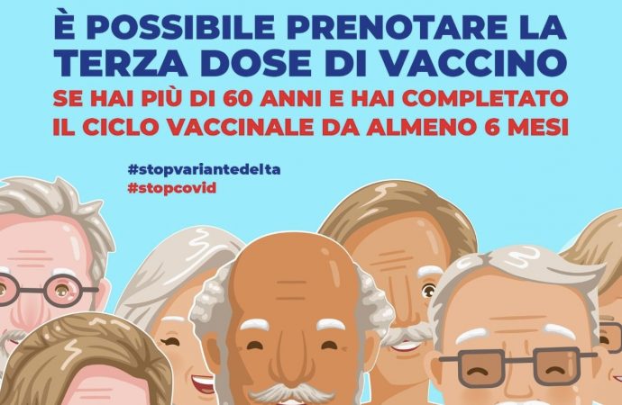 Vaccini: terze dosi, in Sicilia al via la prenotazione per gli over 60