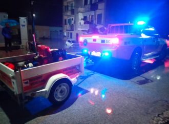 Maltempo, a Campobello in azione protezione civile e vigili del fuoco