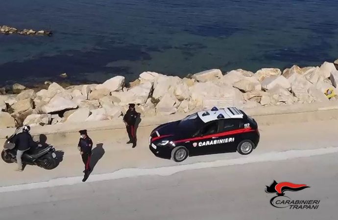 Controlli del territorio dei carabinieri di Trapani, denunciate tre persone
