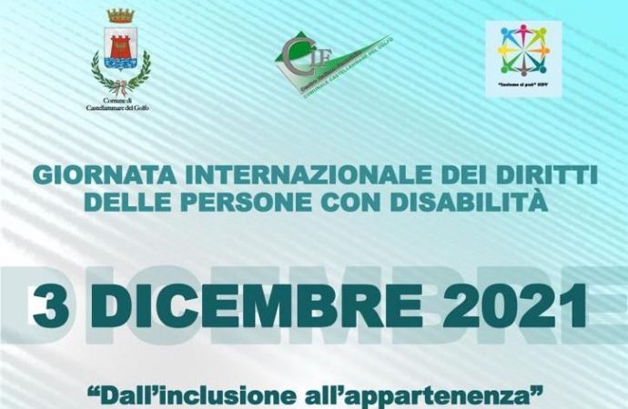 Dall’inclusione all’appartenenza”, incontro a Castellammare nella giornata dei diritti delle persone con disabilità