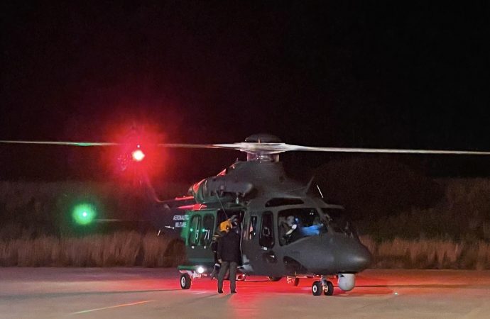 Elicottero dell’Aeronautica Militare di Trapani soccorre un uomo colpito da un malore