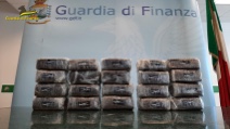 I Finanzieri del Comando Provinciale di Palermo hanno sequestrato 10 kg di hashish