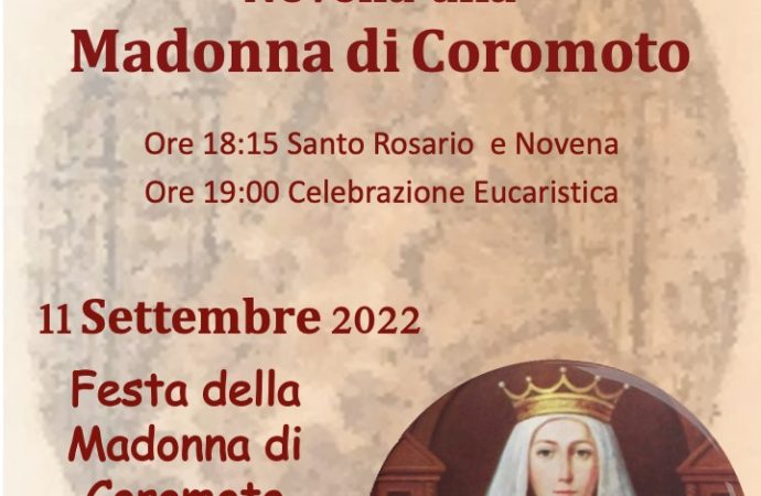 Mazara: Domenica 11 settembre Festa della Madonna di Coromoto