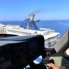 Soccorso aereo, Sicilia: elicottero dell’Aeronautica Militare recupera uomo colto da malore su nave da crociera