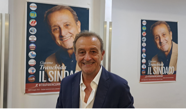 Giacomo Tranchida è stato riconfermato sindaco di Trapani
